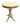 BPUB AW - English Style Circle Pub Table Antique White